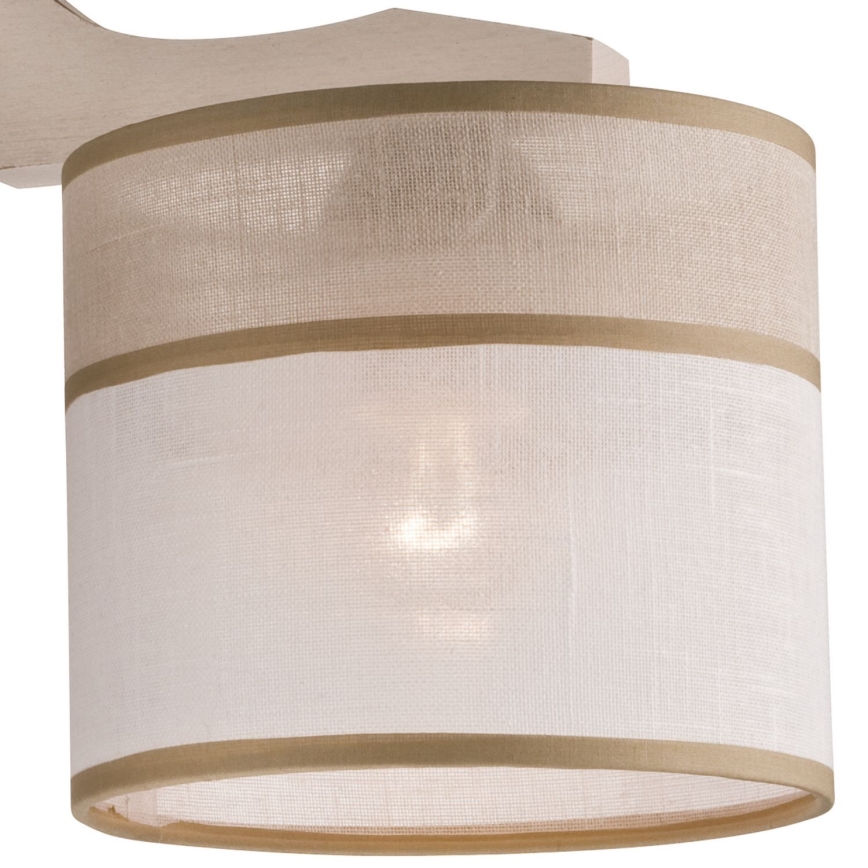 Surface-mounted chandelier ANDREA 3xE27/60W/230V beech - FSC certified