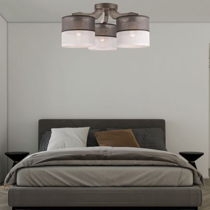 Surface-mounted chandelier ANDREA 3xE27/60W/230V - FSC certified