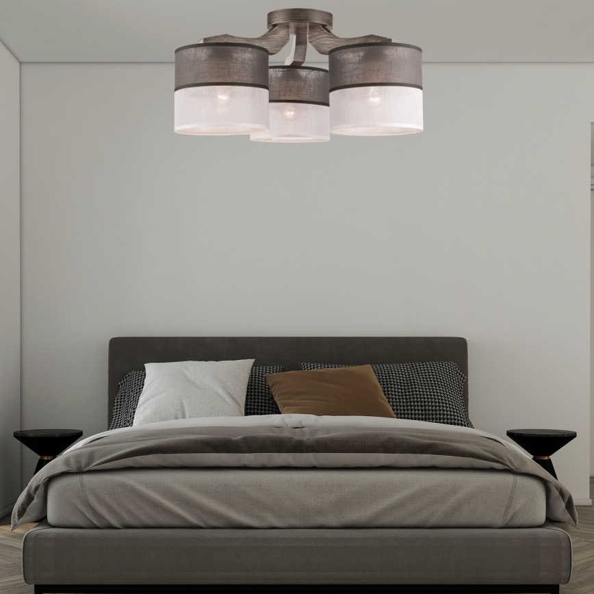 Surface-mounted chandelier ANDREA 3xE27/60W/230V - FSC certified
