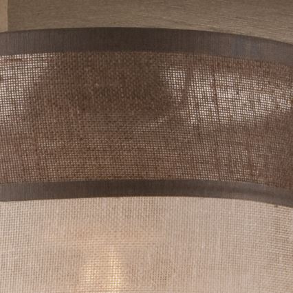Surface-mounted chandelier ANDREA 3xE27/60W/230V beech
