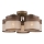 Surface-mounted chandelier ANDREA 5xE27/60W/230V beech