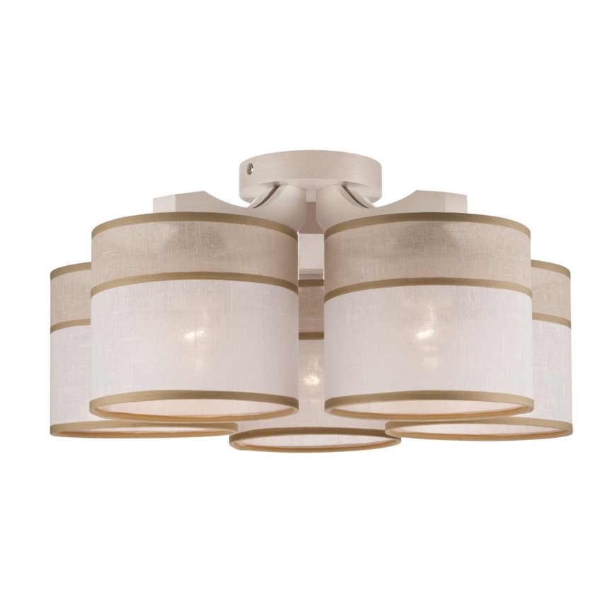 Surface-mounted chandelier ANDREA 5xE27/60W/230V - FSC certified