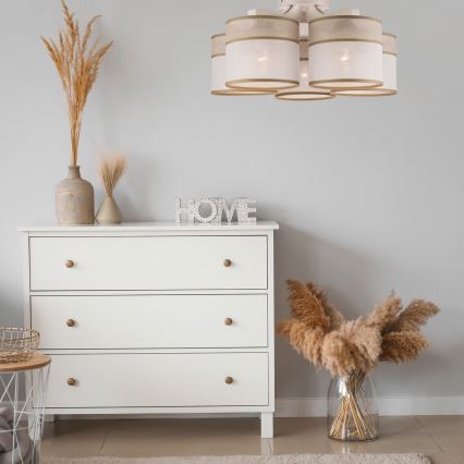 Surface-mounted chandelier ANDREA 5xE27/60W/230V - FSC certified