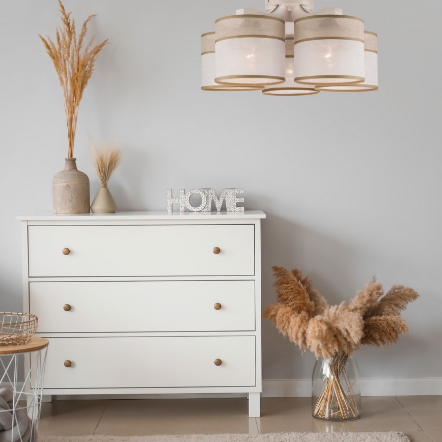 Surface-mounted chandelier ANDREA 5xE27/60W/230V - FSC certified