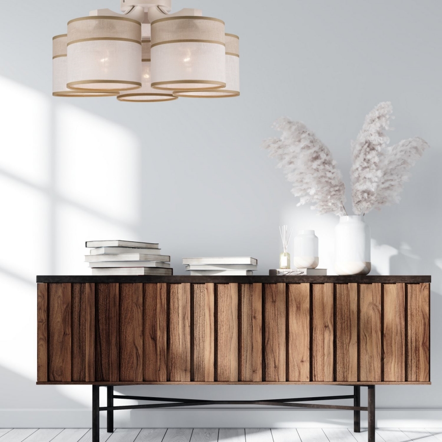 Surface-mounted chandelier ANDREA 5xE27/60W/230V - FSC certified