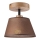 Surface-mounted chandelier ANTONIO 1xE14/40W/230V brown/oak