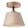 Surface-mounted chandelier ANTONIO 1xE14/60W/230V beige/oak