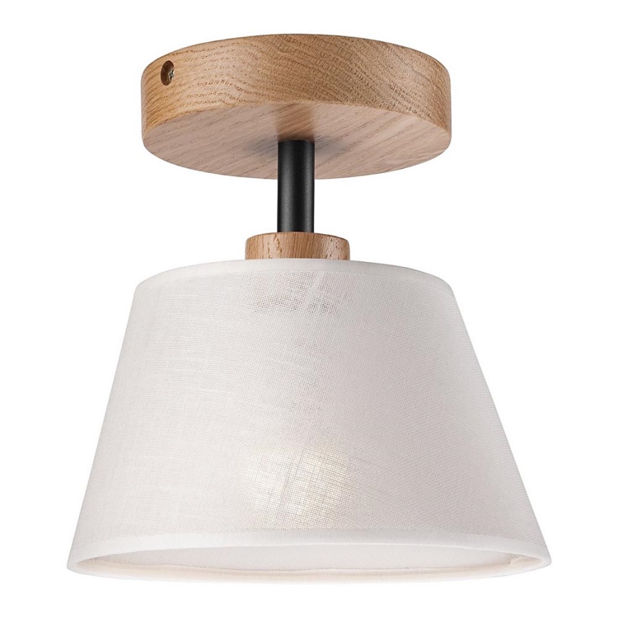 Surface-mounted chandelier ANTONIO 1xE14/60W/230V white/oak