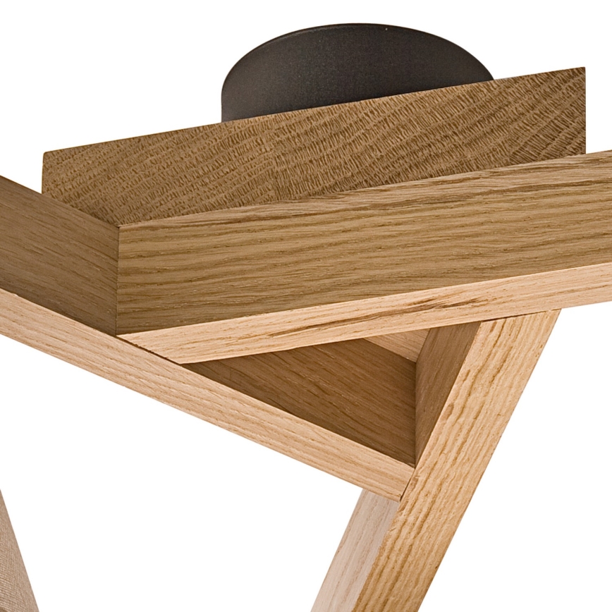 Surface-mounted chandelier ANTONIO 3xE14/40W/230V oak
