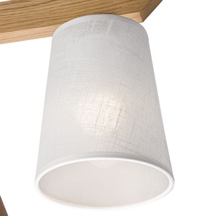 Surface-mounted chandelier ANTONIO 3xE14/40W/230V oak