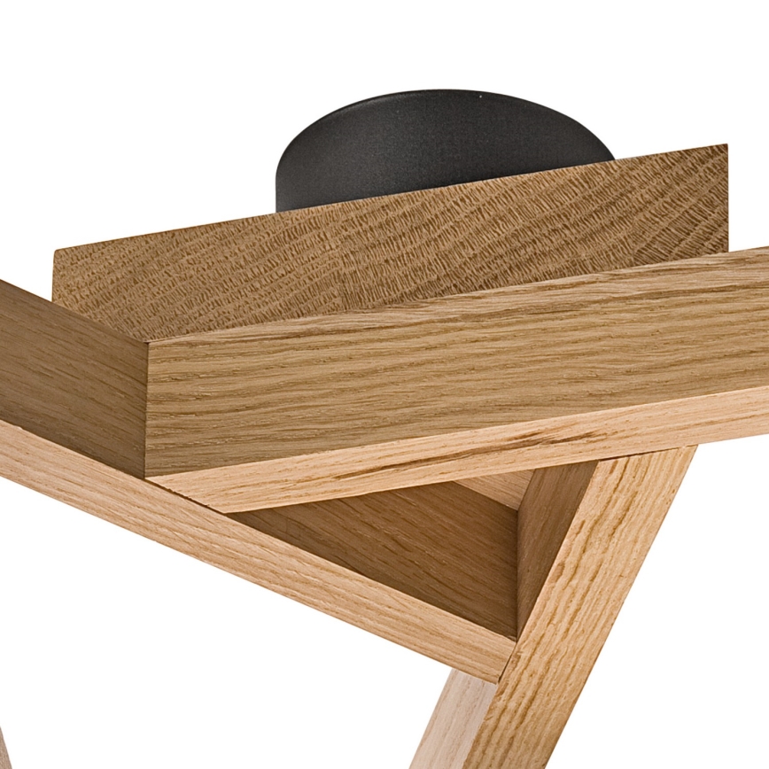 Surface-mounted chandelier ANTONIO 3xE14/40W/230V oak