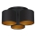 Surface-mounted chandelier ARDEN 3xE27/60W/230V black/gold