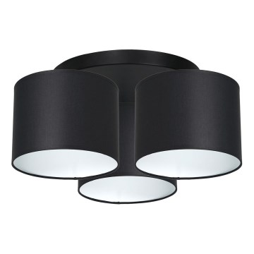 Surface-mounted chandelier ARDEN 3xE27/60W/230V black/white