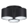 Surface-mounted chandelier ARDEN 3xE27/60W/230V black/white