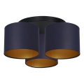 Surface-mounted chandelier ARDEN 3xE27/60W/230V purple/gold