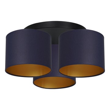 Surface-mounted chandelier ARDEN 3xE27/60W/230V purple/gold