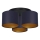 Surface-mounted chandelier ARDEN 3xE27/60W/230V purple/gold