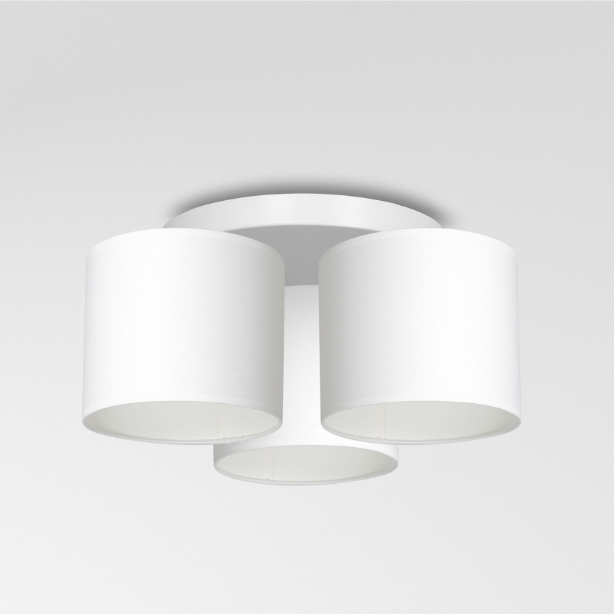 Surface-mounted chandelier ARDEN 3xE27/60W/230V white