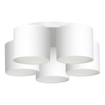 Surface-mounted chandelier ARDEN 5xE27/60W/230V white