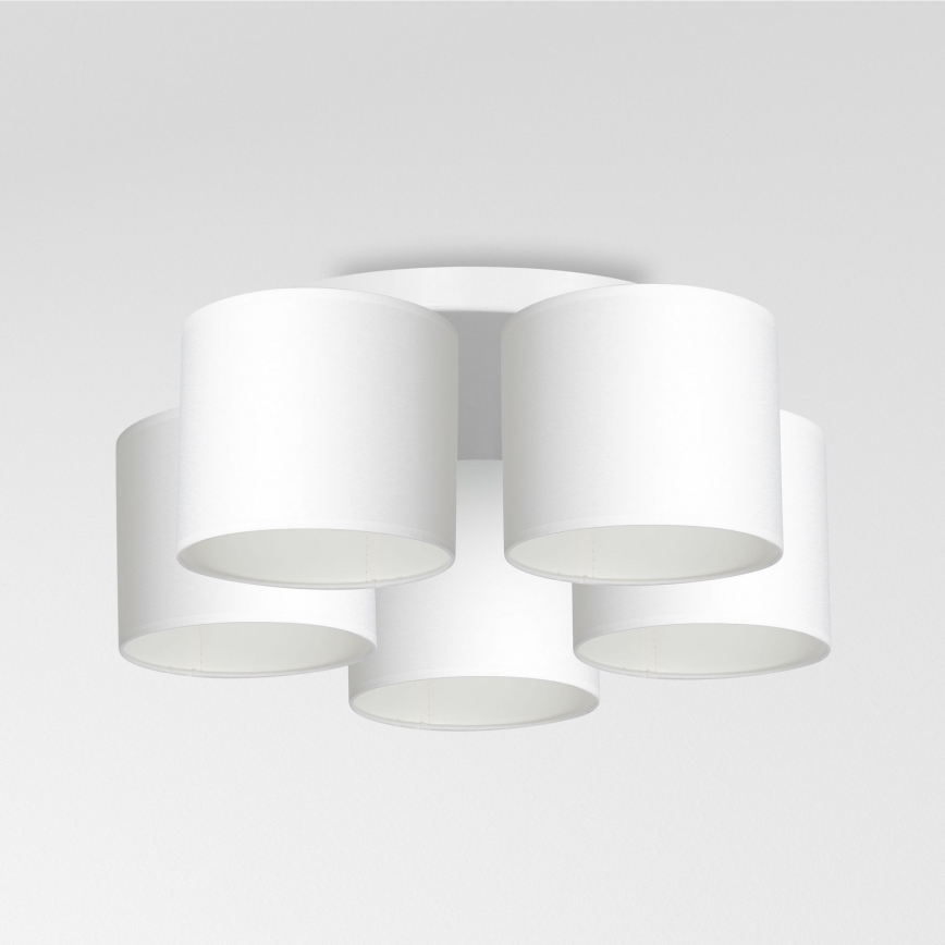 Surface-mounted chandelier ARDEN 5xE27/60W/230V white