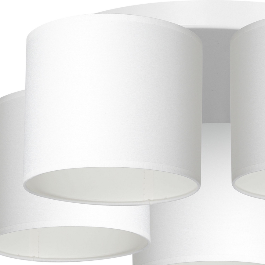 Surface-mounted chandelier ARDEN 5xE27/60W/230V white