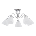 Surface-mounted chandelier ARIEL 5xE27/15W/230V shiny chrome