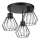 Surface-mounted chandelier AUDREY 3xE27/60W/230V black