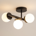Surface-mounted chandelier AVOLA 3xG9/12W/230V black