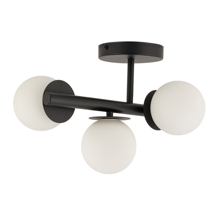 Surface-mounted chandelier AVOLA 3xG9/12W/230V black
