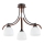 Surface-mounted chandelier BAFIA 3xE27/15W/230V brown