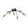 Surface-mounted chandelier BANANA 8xE27/40W/230V