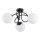 Surface-mounted chandelier BANKO 3xE14/10W/230V black