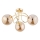 Surface-mounted chandelier BANKO 3xE14/10W/230V gold