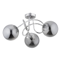Surface-mounted chandelier BANKO 3xE14/10W/230V shiny chrome