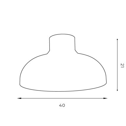 Surface-mounted chandelier BASCA 1xE27/60W/230V