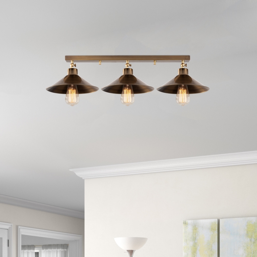 Surface-mounted chandelier BERCESTE 3xE27/40W/230V