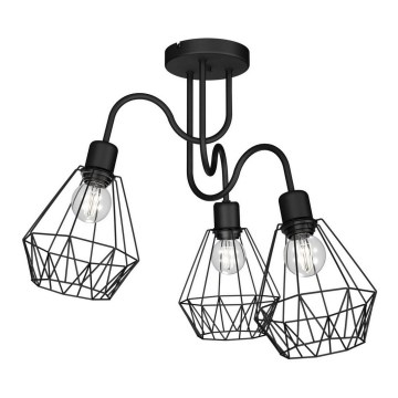 Surface-mounted chandelier BERGEN 3xE27/60W/230V