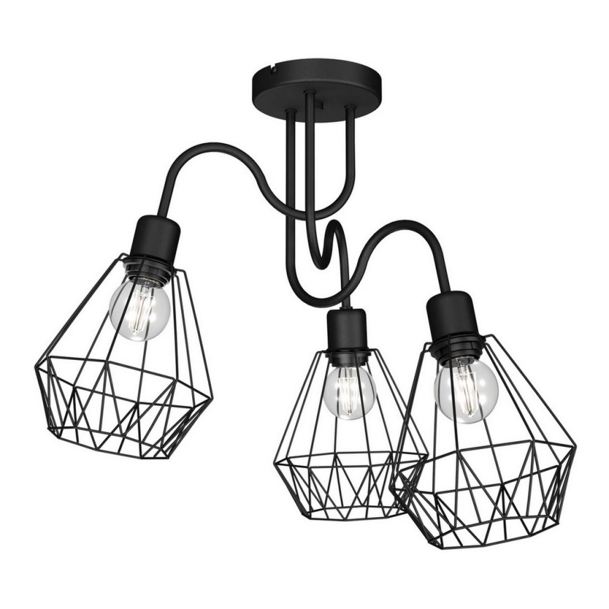 Surface-mounted chandelier BERGEN 3xE27/60W/230V
