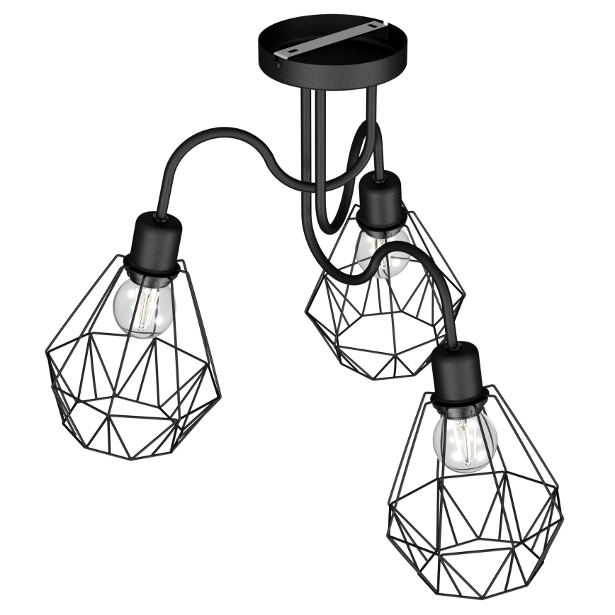Surface-mounted chandelier BERGEN 3xE27/60W/230V