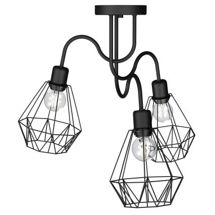 Surface-mounted chandelier BERGEN 3xE27/60W/230V