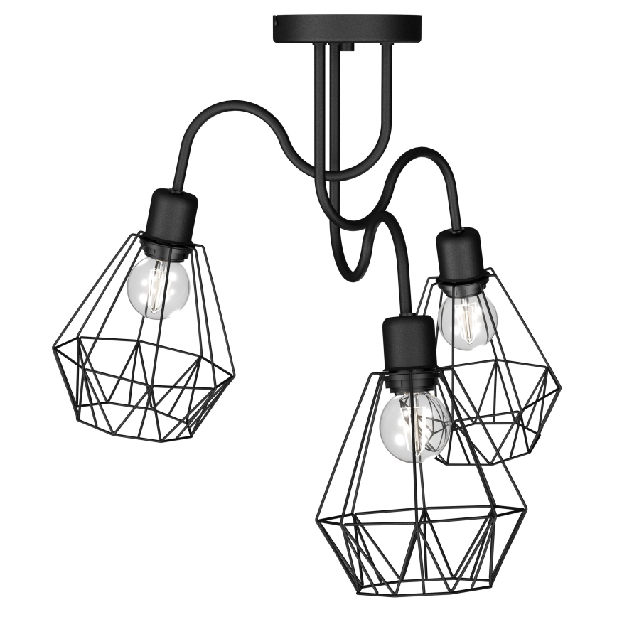 Surface-mounted chandelier BERGEN 3xE27/60W/230V