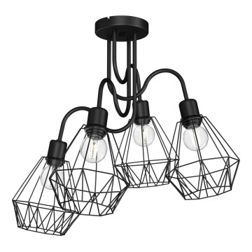 Surface mounted chandelier BERGEN 4xE27/60W/230V