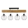 Surface-mounted chandelier BERIS 4xE27/25W/230V pine