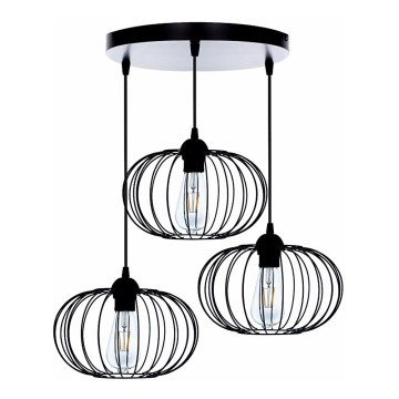 Surface-mounted chandelier BOCCA 3xE27/60W/230V