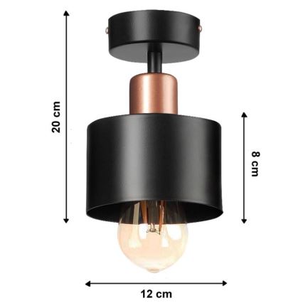 Surface-mounted chandelier BODO 1xE27/60W/230V