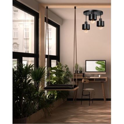 Surface-mounted chandelier BODO 3xE27/60W/230V