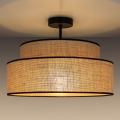 Surface-mounted chandelier BOHO 1xE27/60W/230V beige