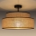 Surface-mounted chandelier BOHO 1xE27/60W/230V beige