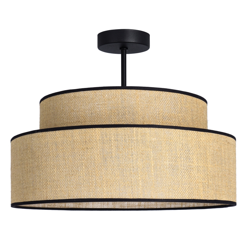 Surface-mounted chandelier BOHO 1xE27/60W/230V beige