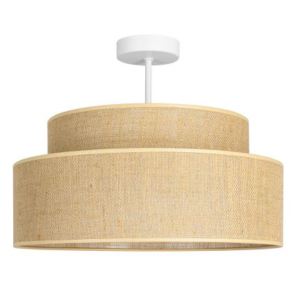 Surface-mounted chandelier BOHO 1xE27/60W/230V beige